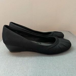 Black Dress Barn Wedged Heels